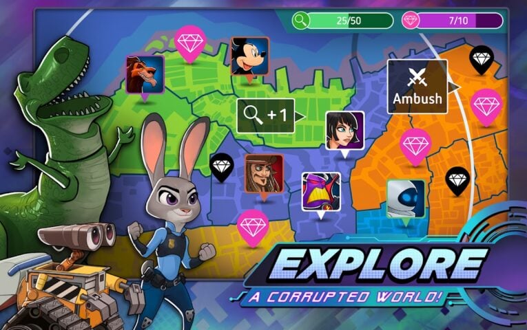 Disney Heroes: Battle Mode لنظام Android