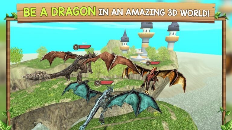 Dragon Sim Online: Be A Dragon لنظام Android
