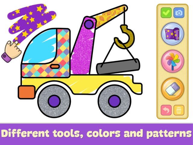 iOS 用 子供向けお絵かき・色塗りアプリ