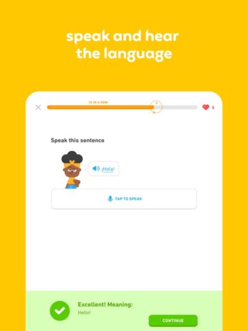 دوولينجو – تعليم اللغات لنظام iOS