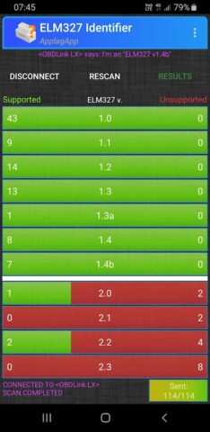 ELM327 Identifier для Android — скриншот 1