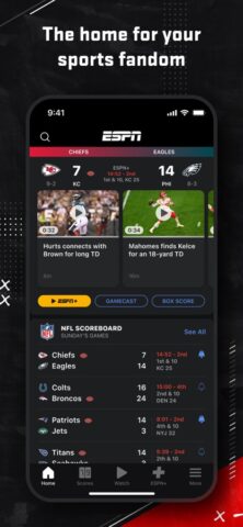 ESPN: Live Sports & Scores لنظام iOS