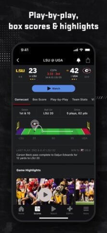 ESPN: Live Sports & Scores สำหรับ iOS