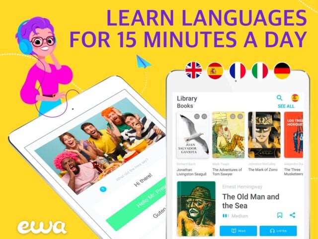 iOS için EWA Learn English: Dil Öğren