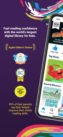 Epic – Kids’ Books & Reading per iOS