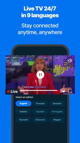 Euronews – Actu, info en live pour Android