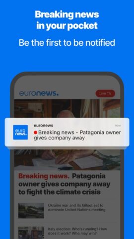 Euronews: notícias da Europa para Android