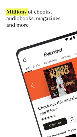Everand: Ebooks and audiobooks สำหรับ Android