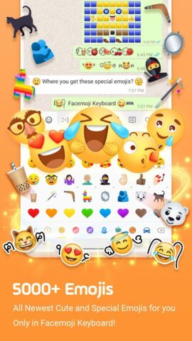 Facemoji AI Emoji Keyboard لنظام Android