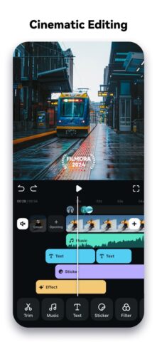 Filmora-Video Editor&Template untuk iOS