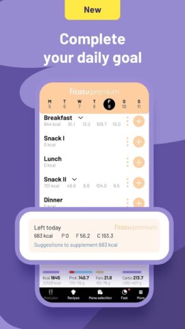 Fitatu Calorie Counter & Diet لنظام Android