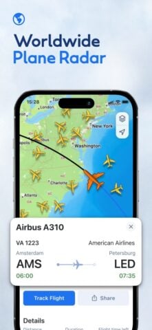 iOS 版 The Flight Tracker