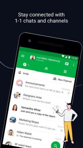 Flock — Team Chat & Collaborat для Android — скриншот 1