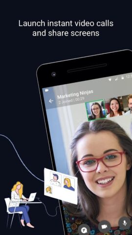 Flock — Team Chat & Collaborat для Android — скриншот 2