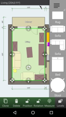 Android 用 Floor Plan Creator