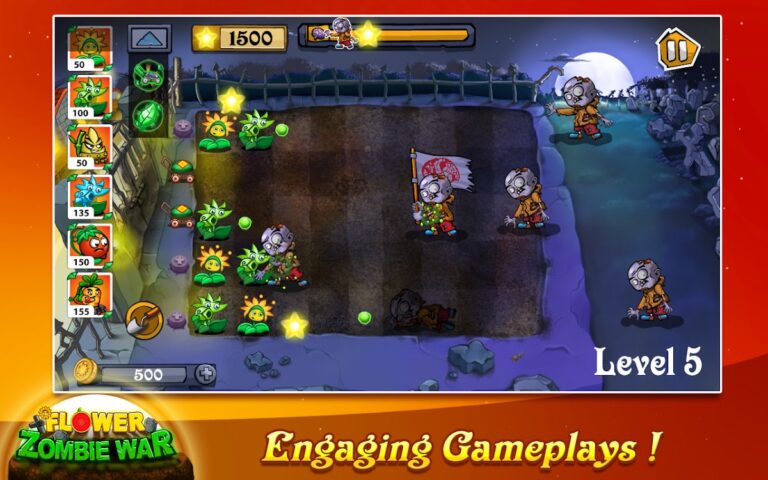 Flower Zombie War لنظام Android