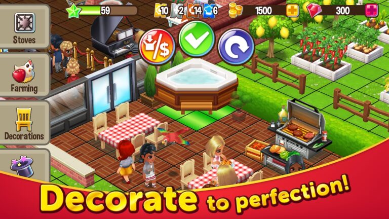 Food Street – Restaurant Game لنظام Android