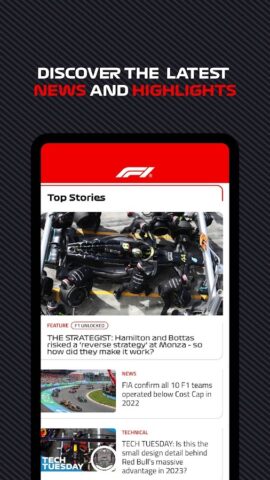 Official F1 ® App pour Android