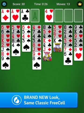 FreeCell Solitaire Card Game لنظام iOS