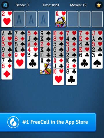 FreeCell Solitaire Kartenspiel für iOS