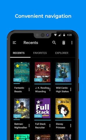 FullReader — читалка книг для Android — скриншот 1