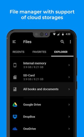 FullReader – e-book reader لنظام Android