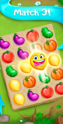 Funny Farm match 3 Puzzle game لنظام Android