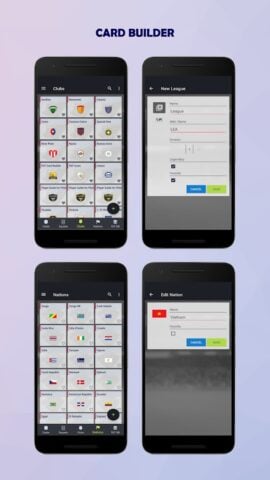 Android 用 FutCard Builder 24
