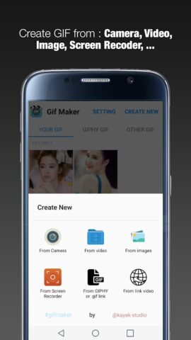 Android 用 GIF Maker  – GIF Editor