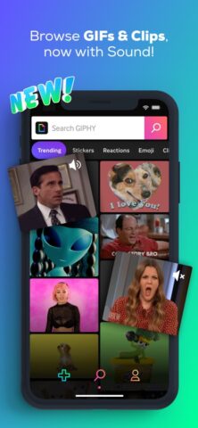 GIPHY: The GIF Search Engine لنظام iOS