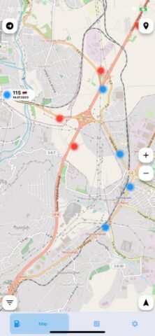 GazStation карта пропан метан для Android