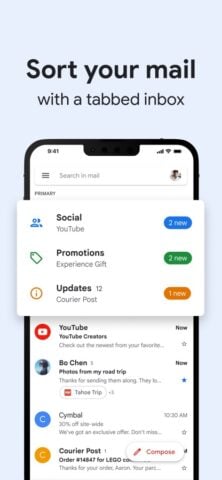 Gmail : la messagerie Google pour iOS