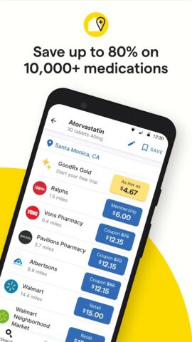 GoodRx: Prescription Coupons لنظام Android
