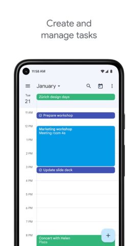 Google Calendar pentru Android
