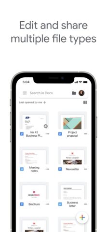Google Docs: Sync, Edit, Share لنظام iOS