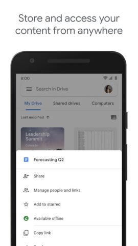 Google Drive สำหรับ Android