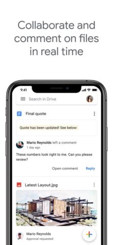 Google Drive – bộ nhớ tệp cho iOS