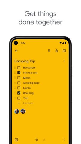 Google Keep – заметки и списки для Android