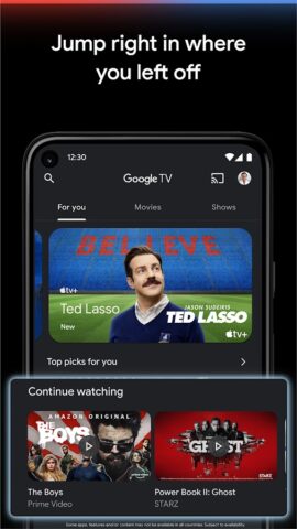 Google TV สำหรับ Android