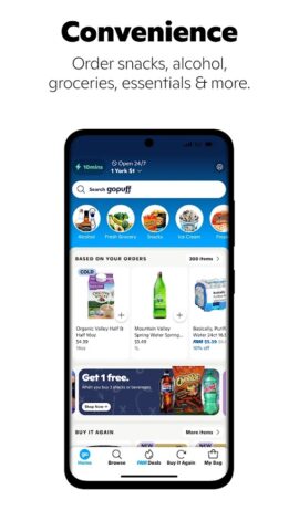 Gopuff—Alcohol & Food Delivery لنظام Android