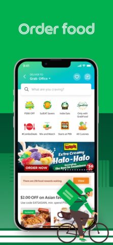 Grab: Taxi Ride, Food Delivery pour iOS