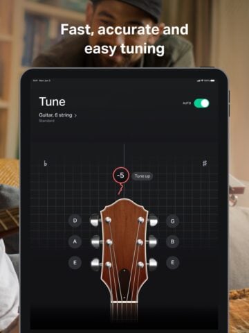 iOS 用 GuitarTuna: ギター、コード、チューナー、曲