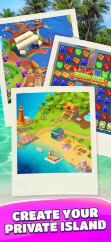 iOS 用 グミドロップ！– 世界を旅するマッチ3パズルゲーム