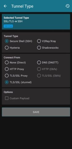 HTTP Injector (SSH/V2ray) VPN для Android — скриншот 2