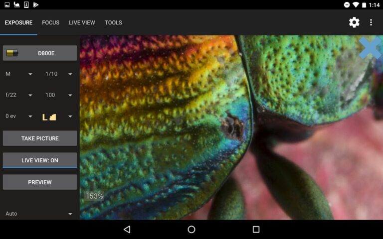 Helicon Remote для Android — скриншот 5