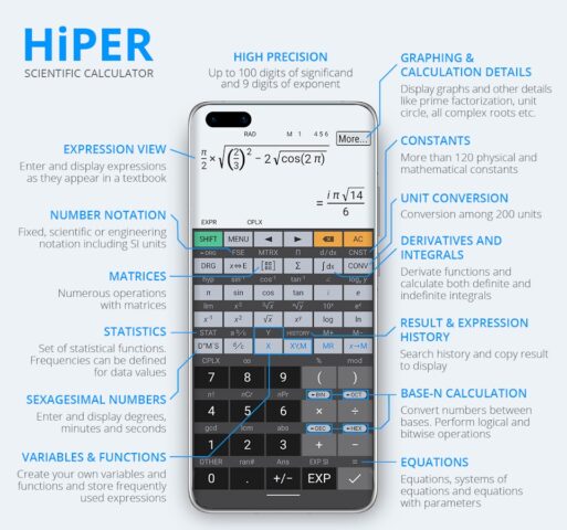 HiPER Scientific Calculator cho Android