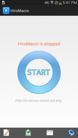 HiroMacro Auto-Touch Macro pour Android