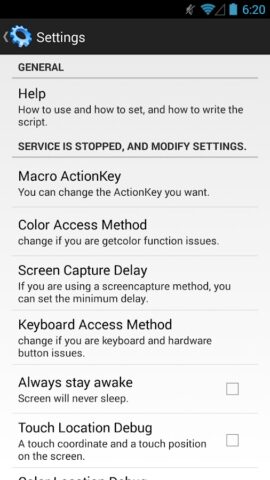 HiroMacro Auto-Touch Macro لنظام Android