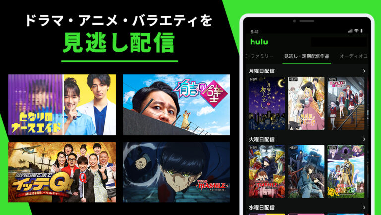 Hulu / フールー　人気ドラマ・映画・アニメなどが見放題 für Android