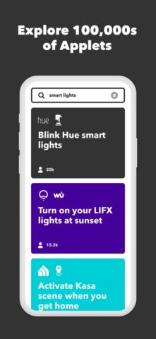 IFTTT – Automate work and home cho iOS